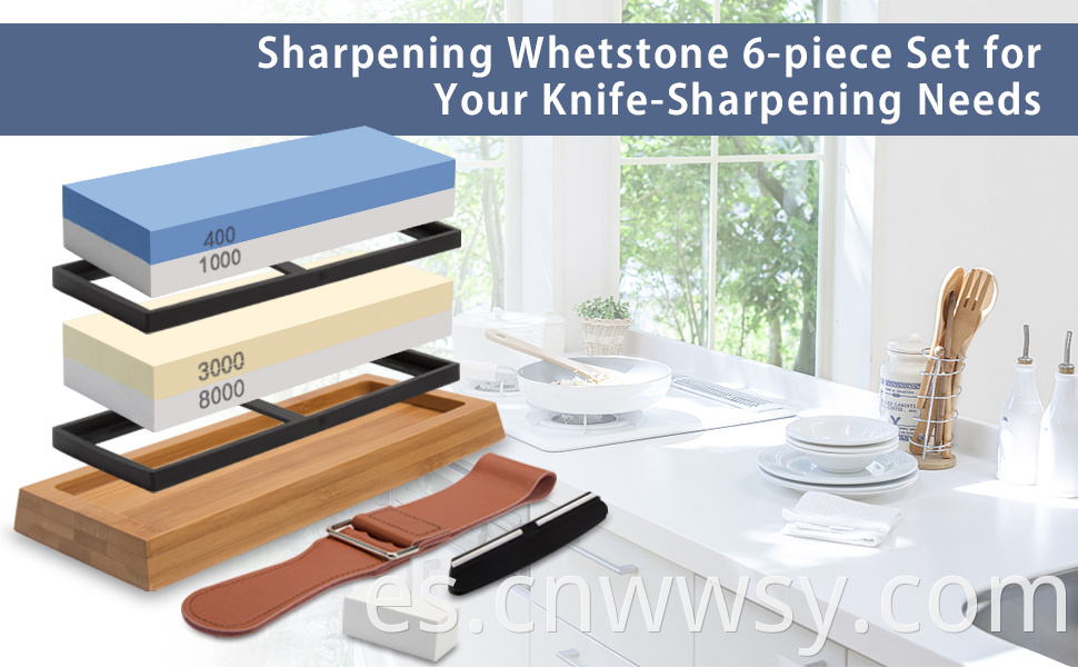 Sharpening Whetstone 6 Piece Set